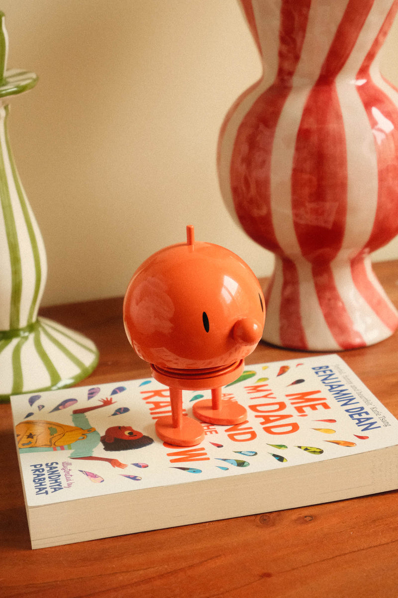 Hoptimist | Bumble Medium Orange Bouncing Object