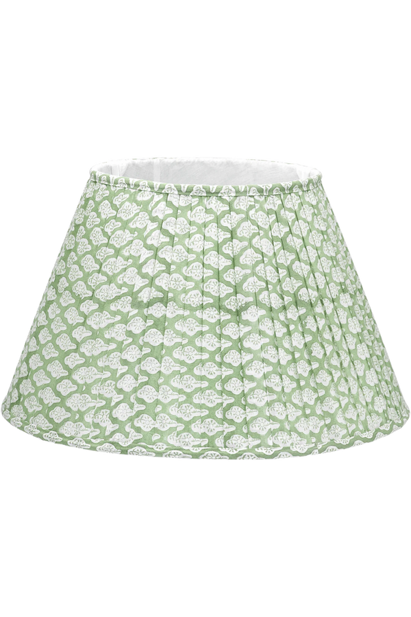 Soft Green Floral Lampshade