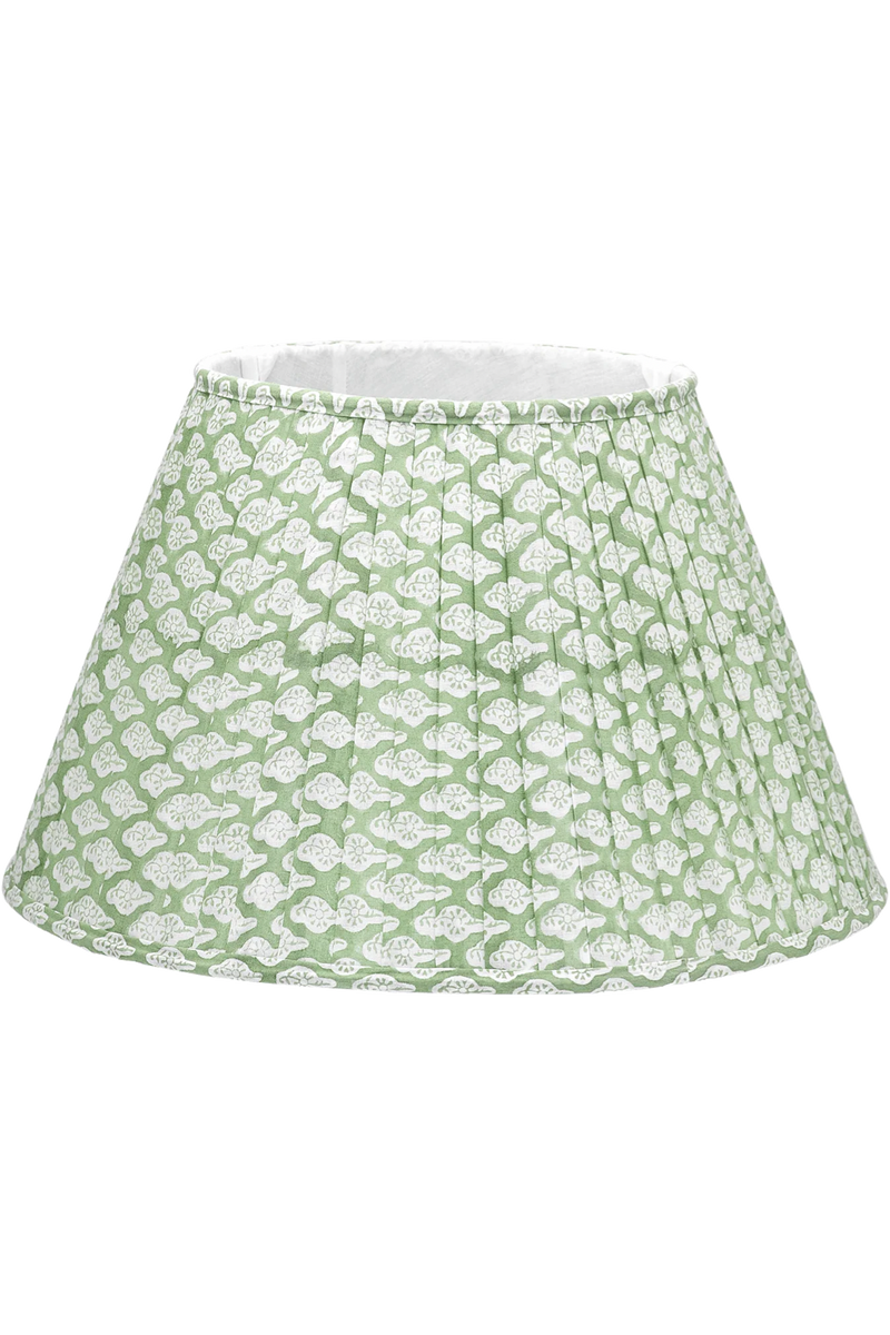 Soft Green Floral Lampshade