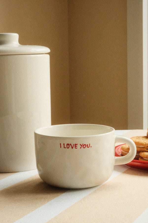 I Love You Cappuccino Mug