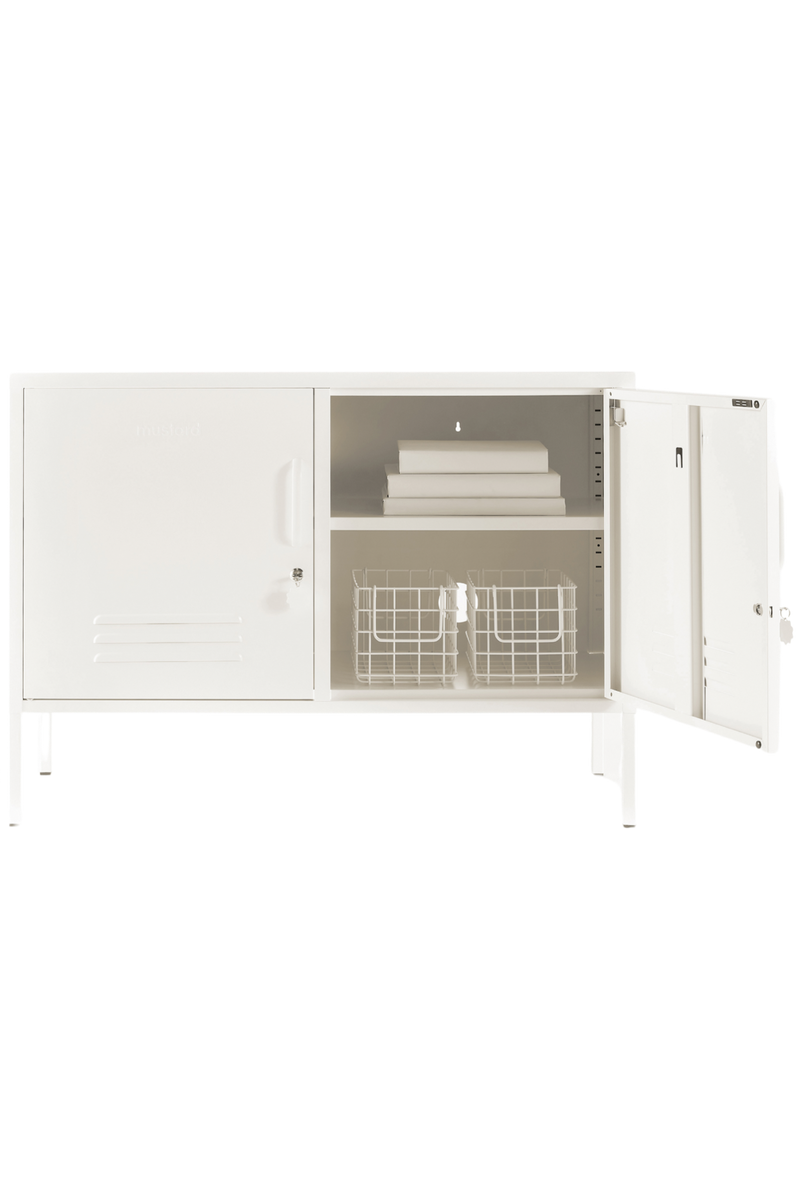 Mustard Made | The Lowdown Metal Locker in Chalk