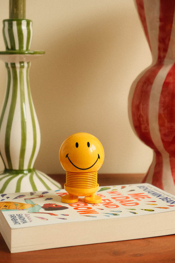 Hoptimist | Smiley Small Yellow Bouncing Object