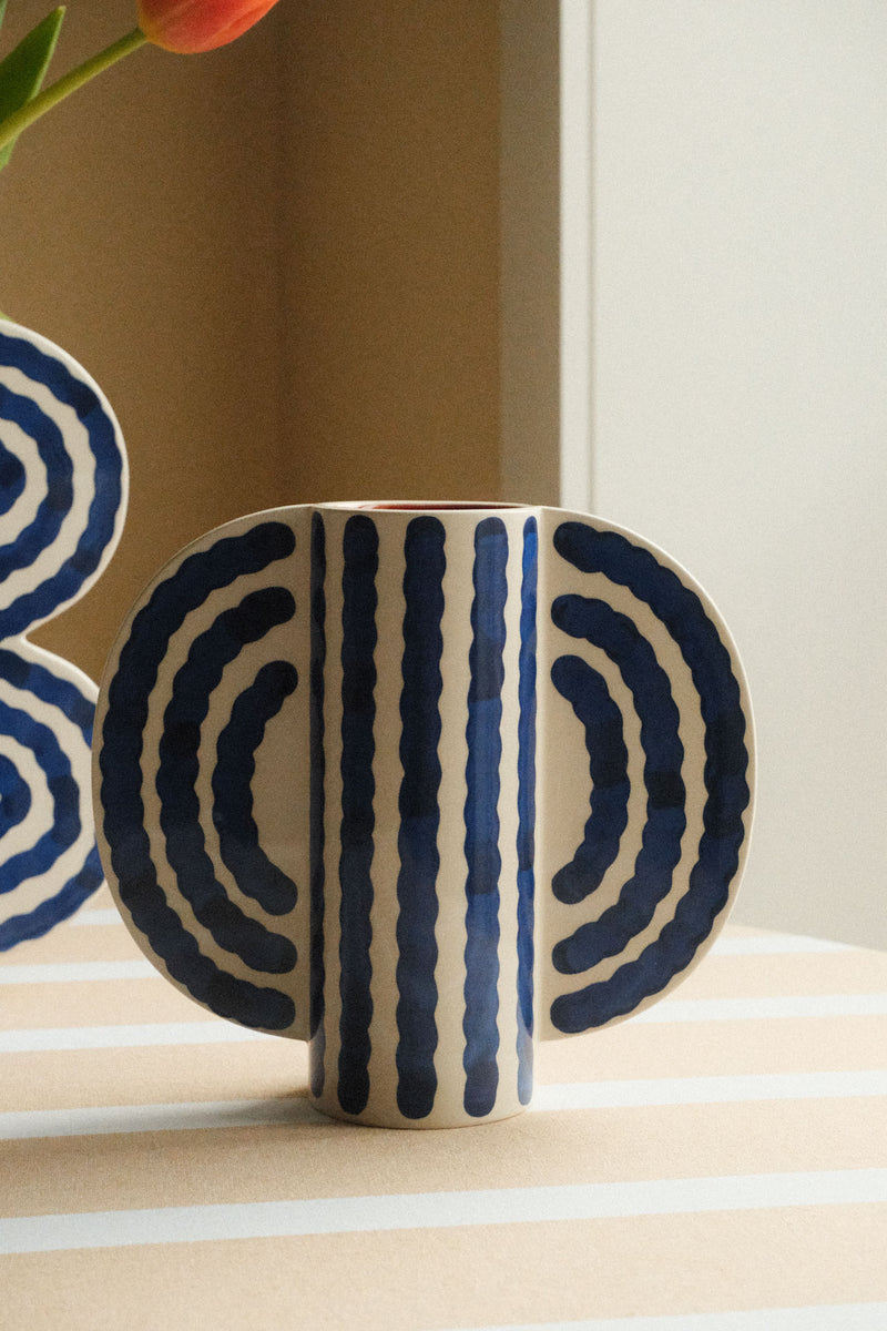 Small Butterfly Vase - Blue