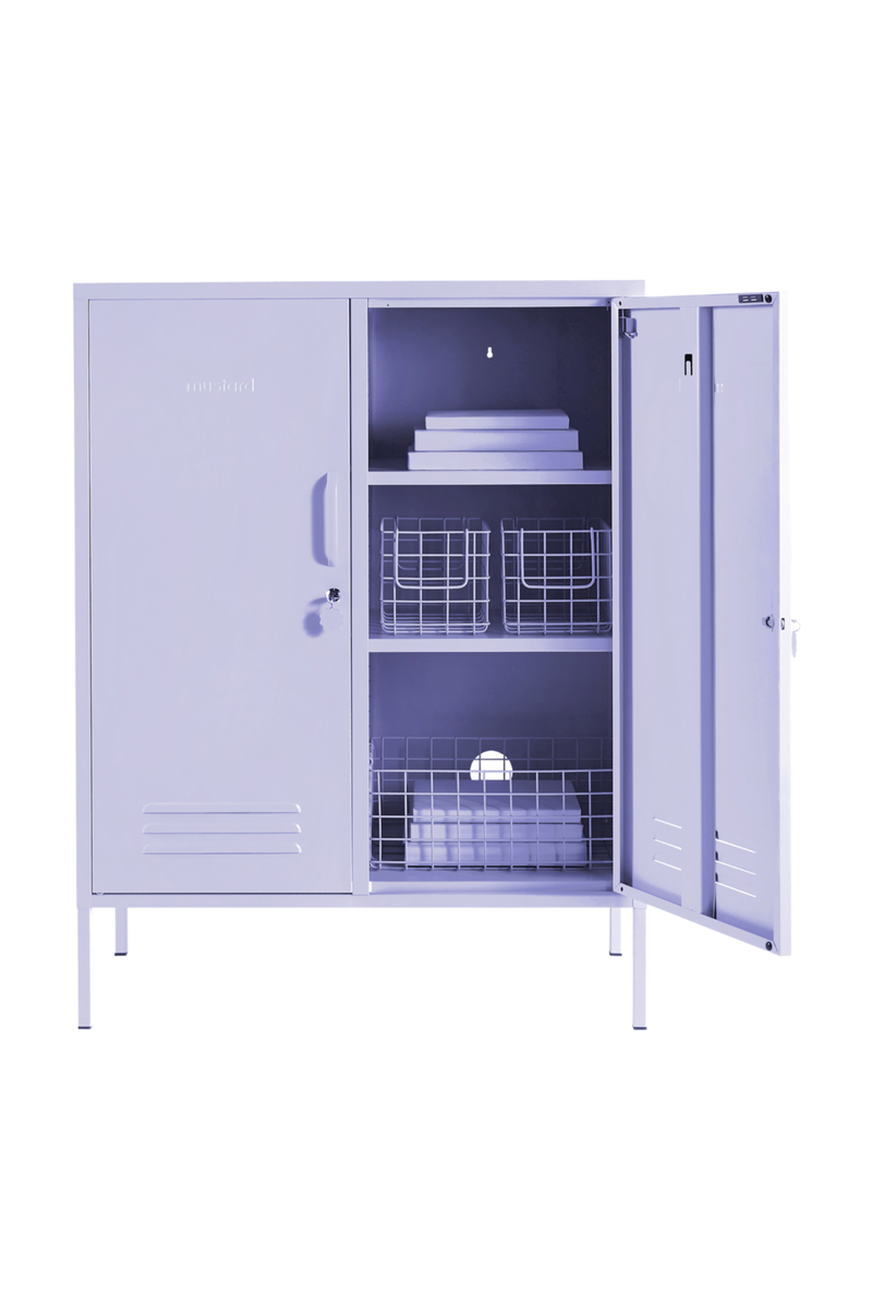Mustard Made | The Midi Metal Locker in Lilac