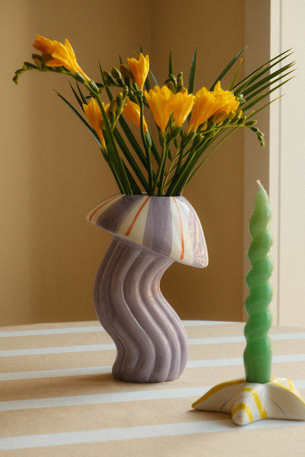 Purple Jellyfish Vase