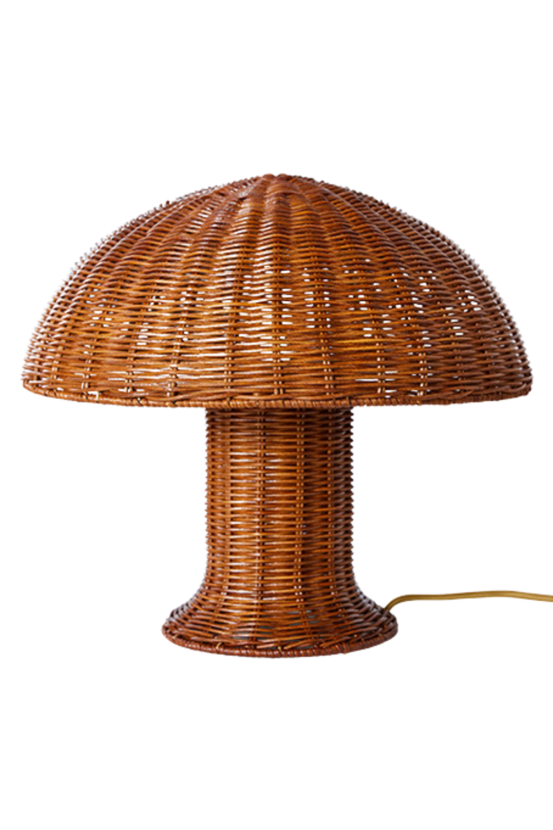 HKLIVING ® | Natural Rattan Table Lamp