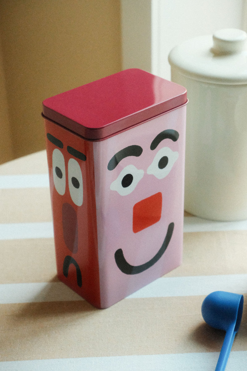 Faces Kitchen Storage Tin
