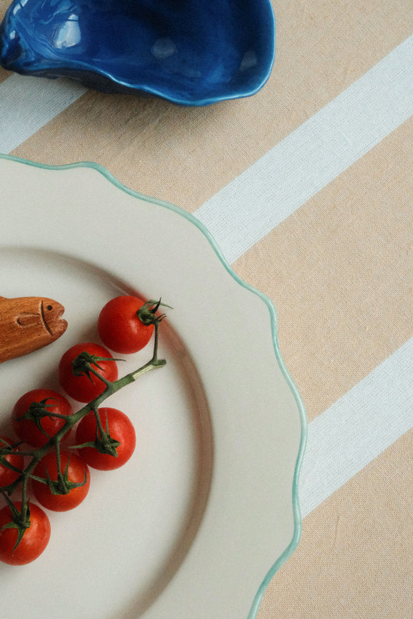 Forest Scalloped Dinner Plate