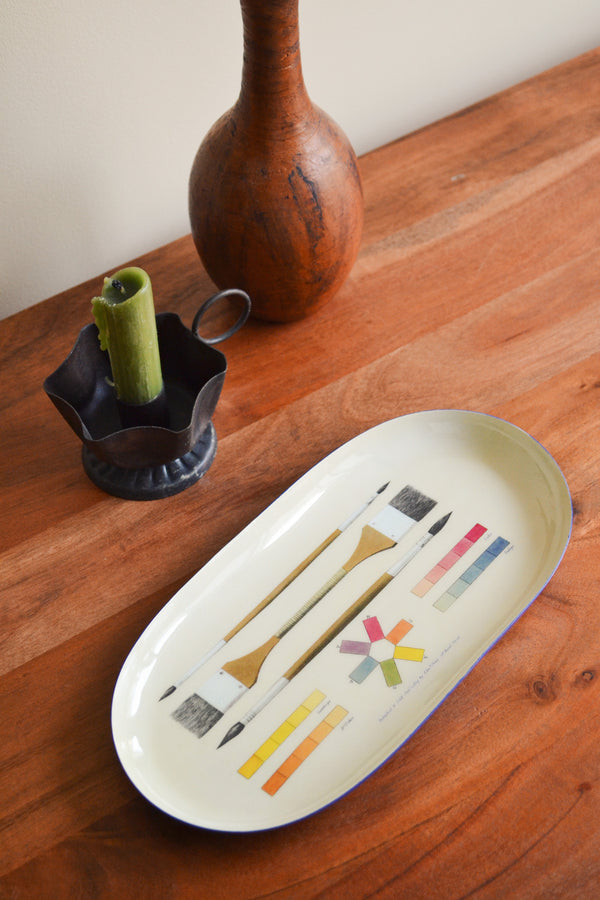 Enamel Printed Trinket Tray - The Art of Colouring