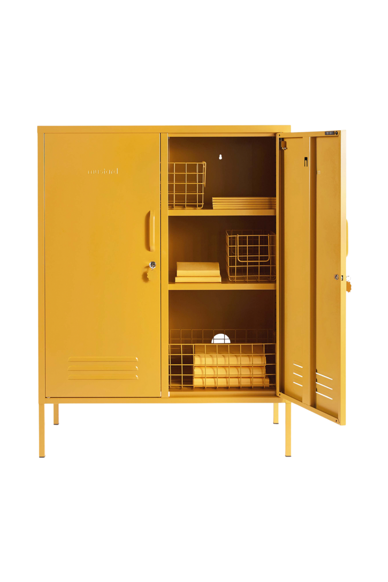 Mustard Made | The Midi Metal Locker in Mustard