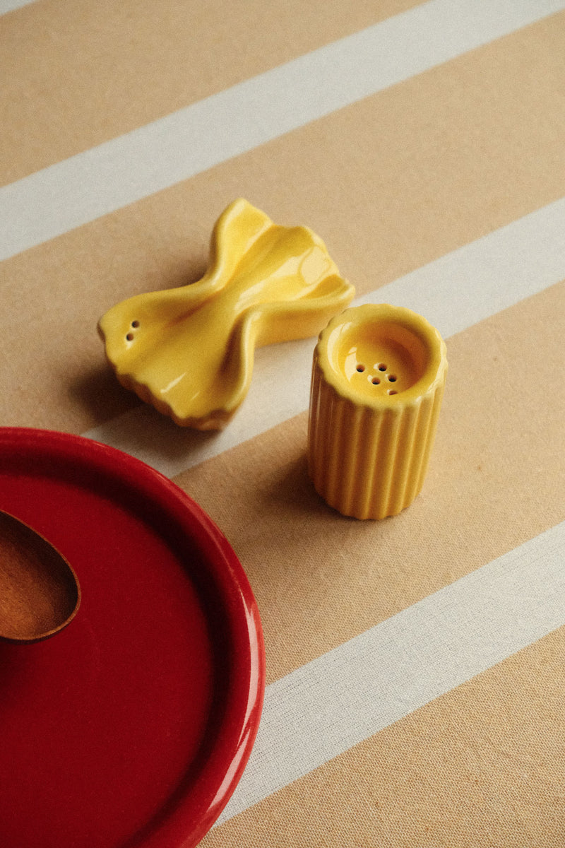 Farfalle and Macaroni Pasta Salt and Pepper Shakers