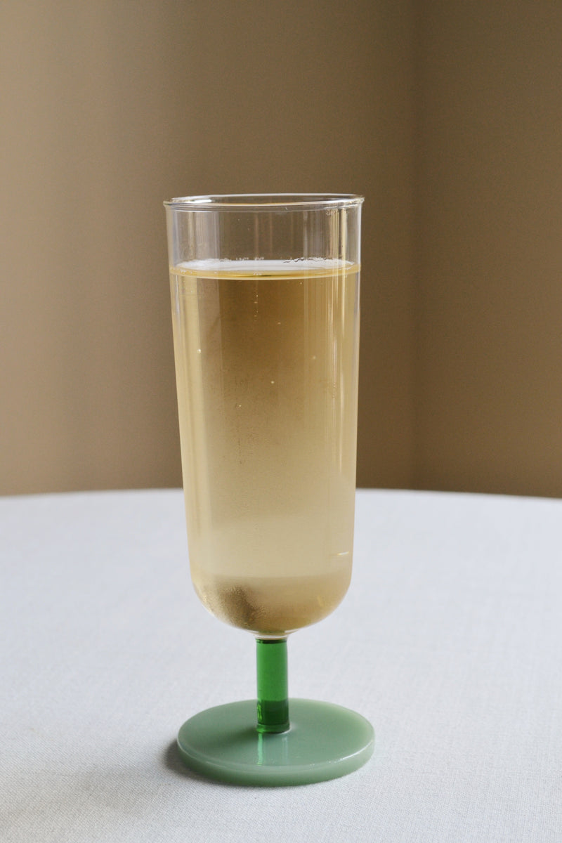 Set of Two Flutes - Green