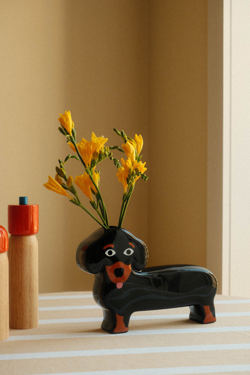 Dachshund Sausage Dog Vase