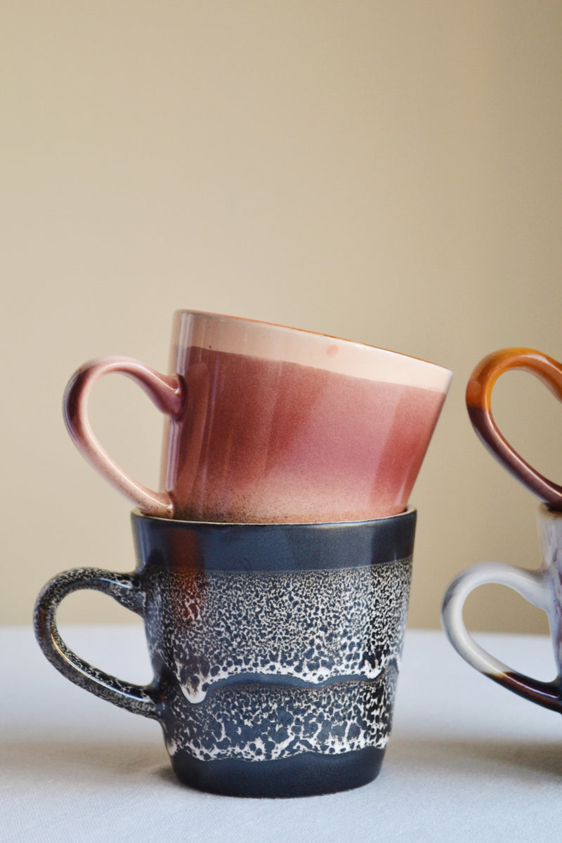 HKLIVING ® | Set of Four Ceramic Americano Mugs - Friction