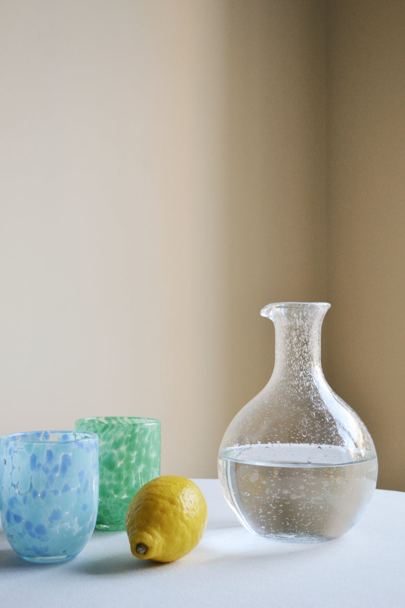 Clear Bubble Water Jug