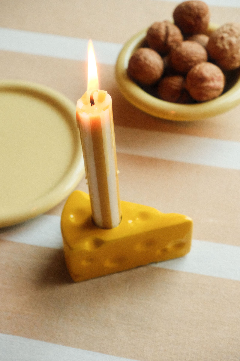 Cheese Candle Holder