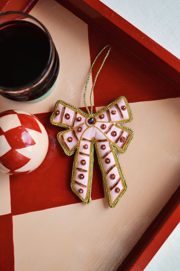 Extravagant Bow Christmas Ornament