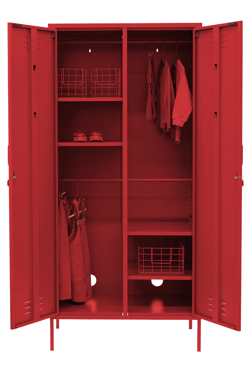Mustard Made | The Twinny Metal Locker in Poppy