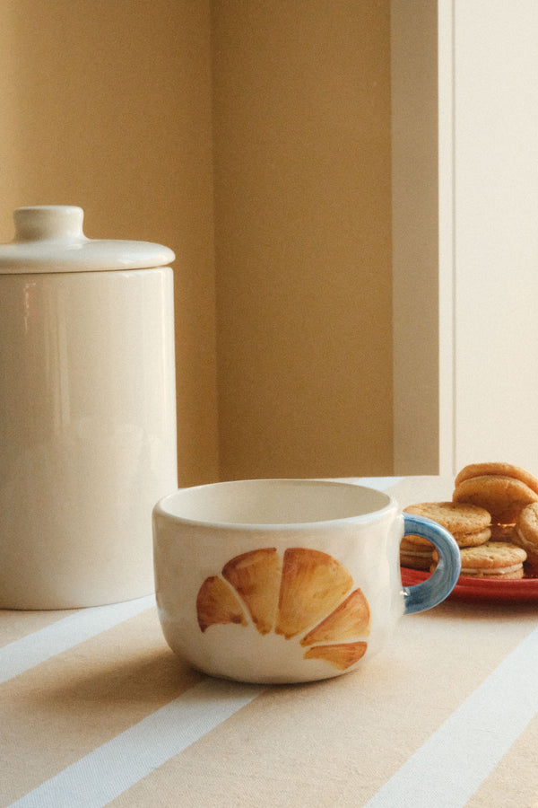 Croissant Cappuccino Mug