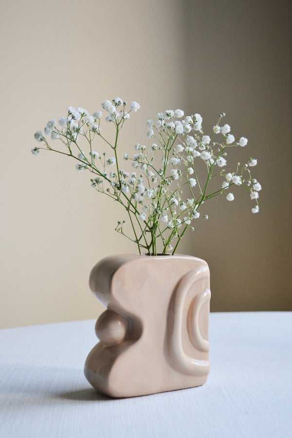 Clay Vase - Beige