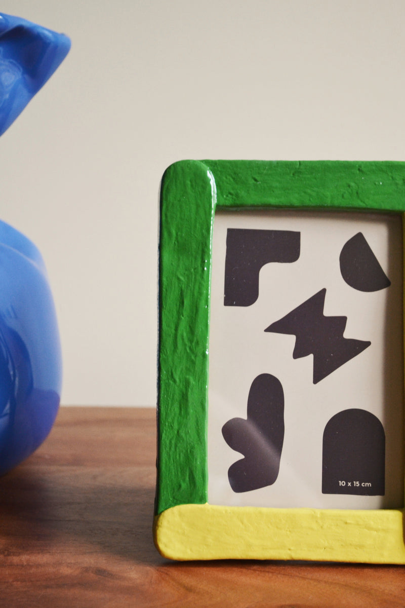 Green and Yellow Duo Photo Frame