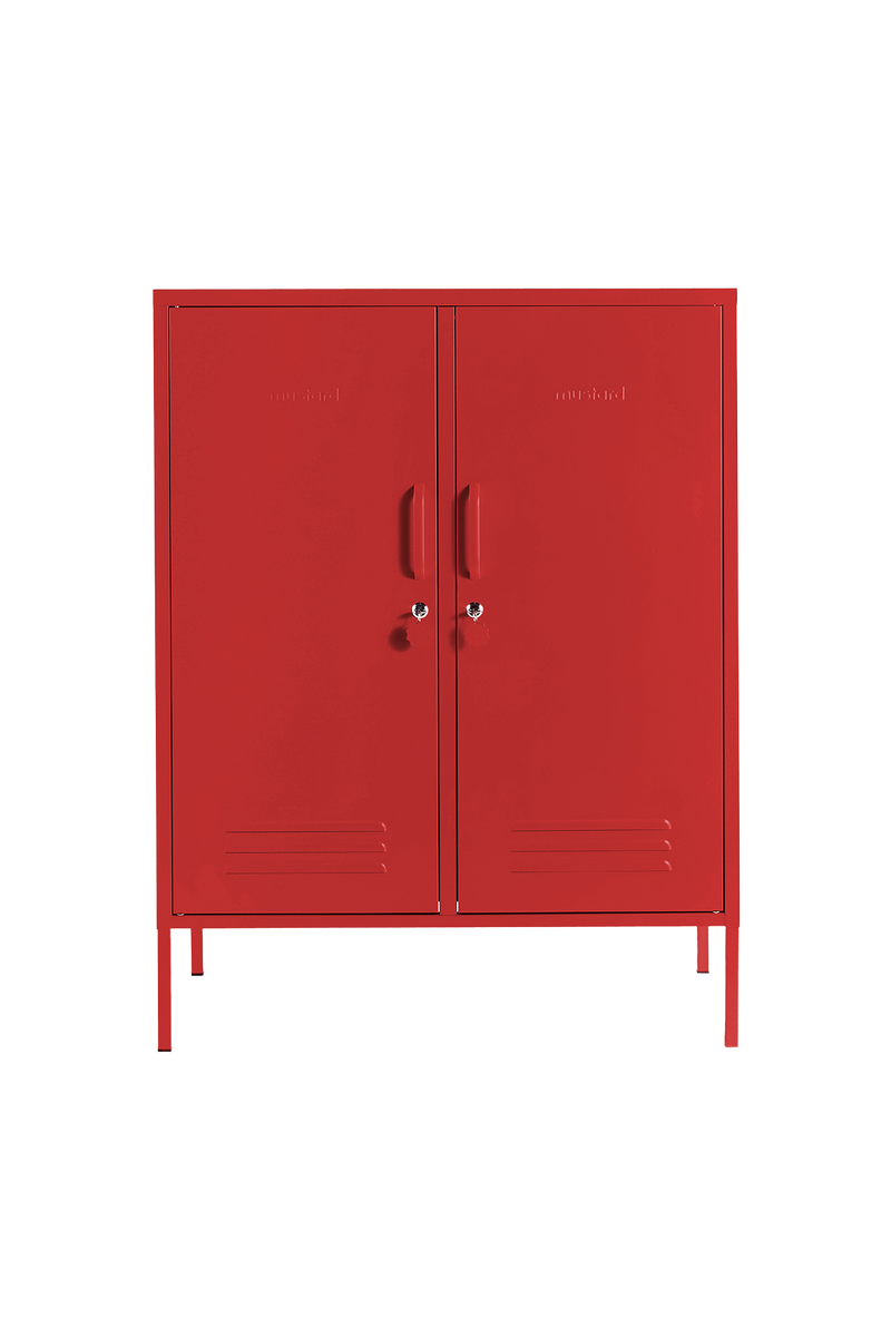 Mustard Made | The Midi Metal Locker in Poppy