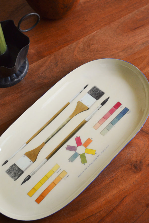 Enamel Printed Trinket Tray - The Art of Colouring
