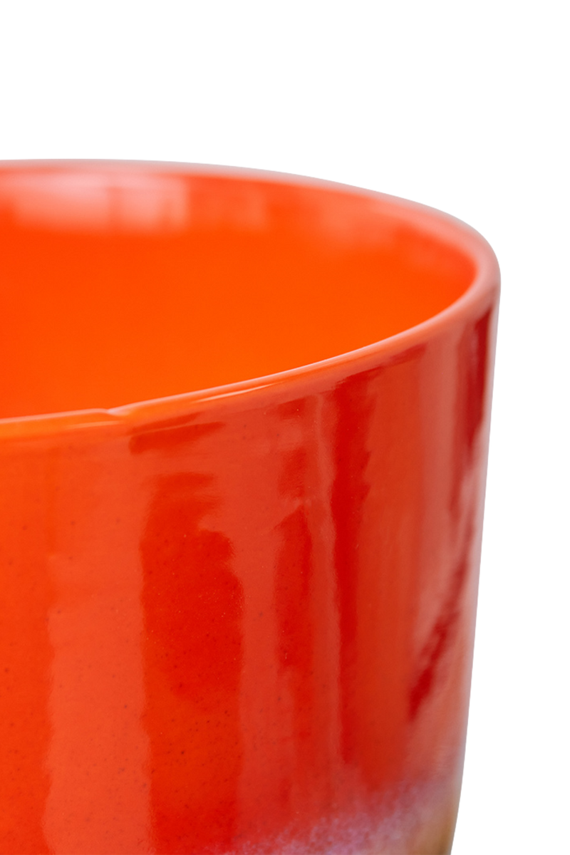 HKLIVING ® | Retro Flower Pot - Cherry Red