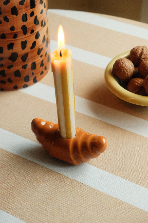 Croissant Candle Holder