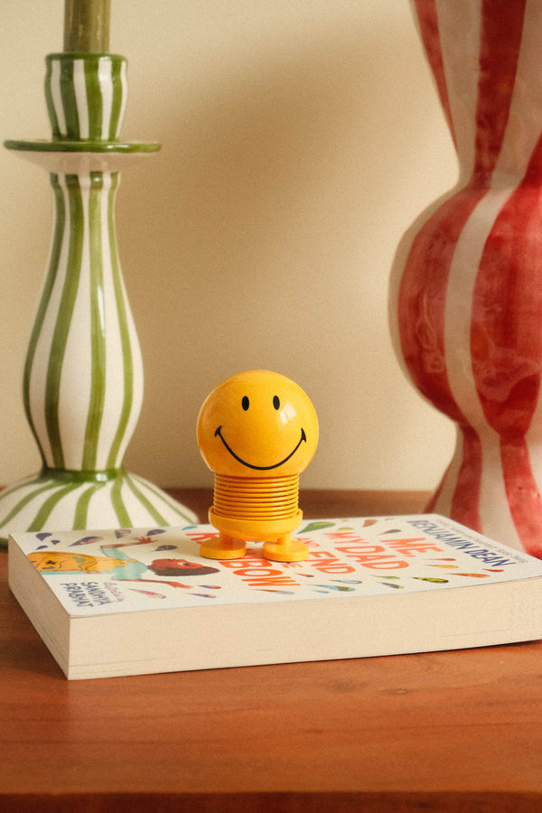 Hoptimist | Smiley Small Yellow Bouncing Object