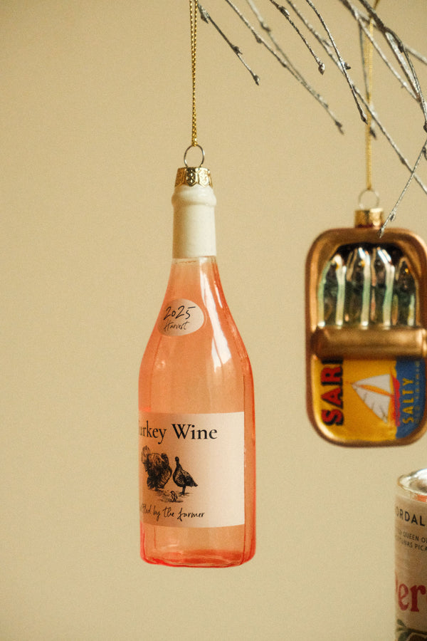 Turkey Wine Glass Decoration