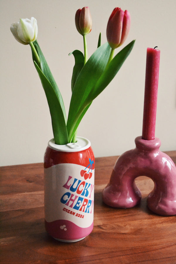 Cherry Cream Soda Vase