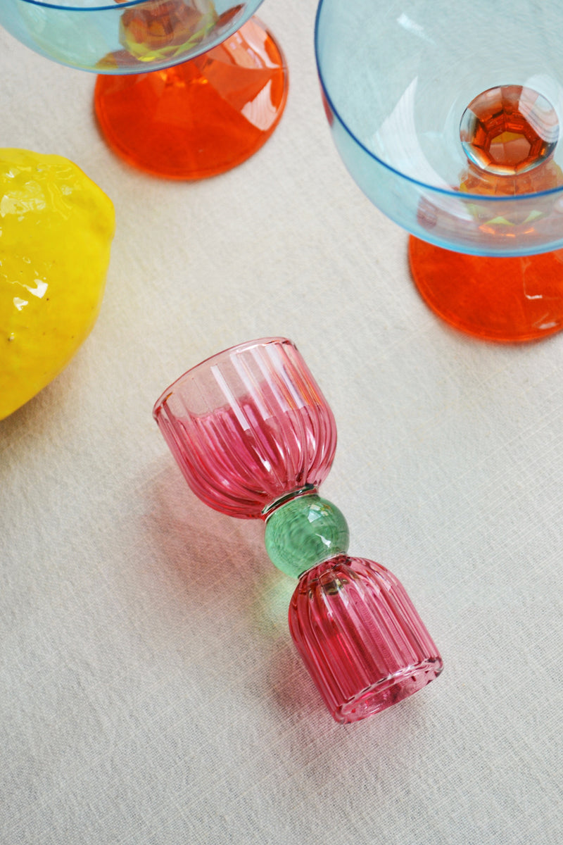 Pink and Green Jigger
