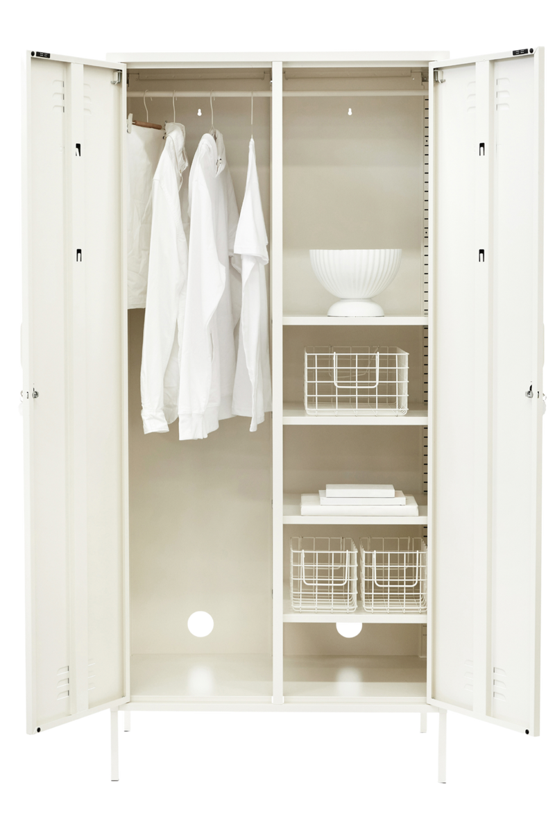 Mustard Made | The Twinny Metal Locker in Chalk
