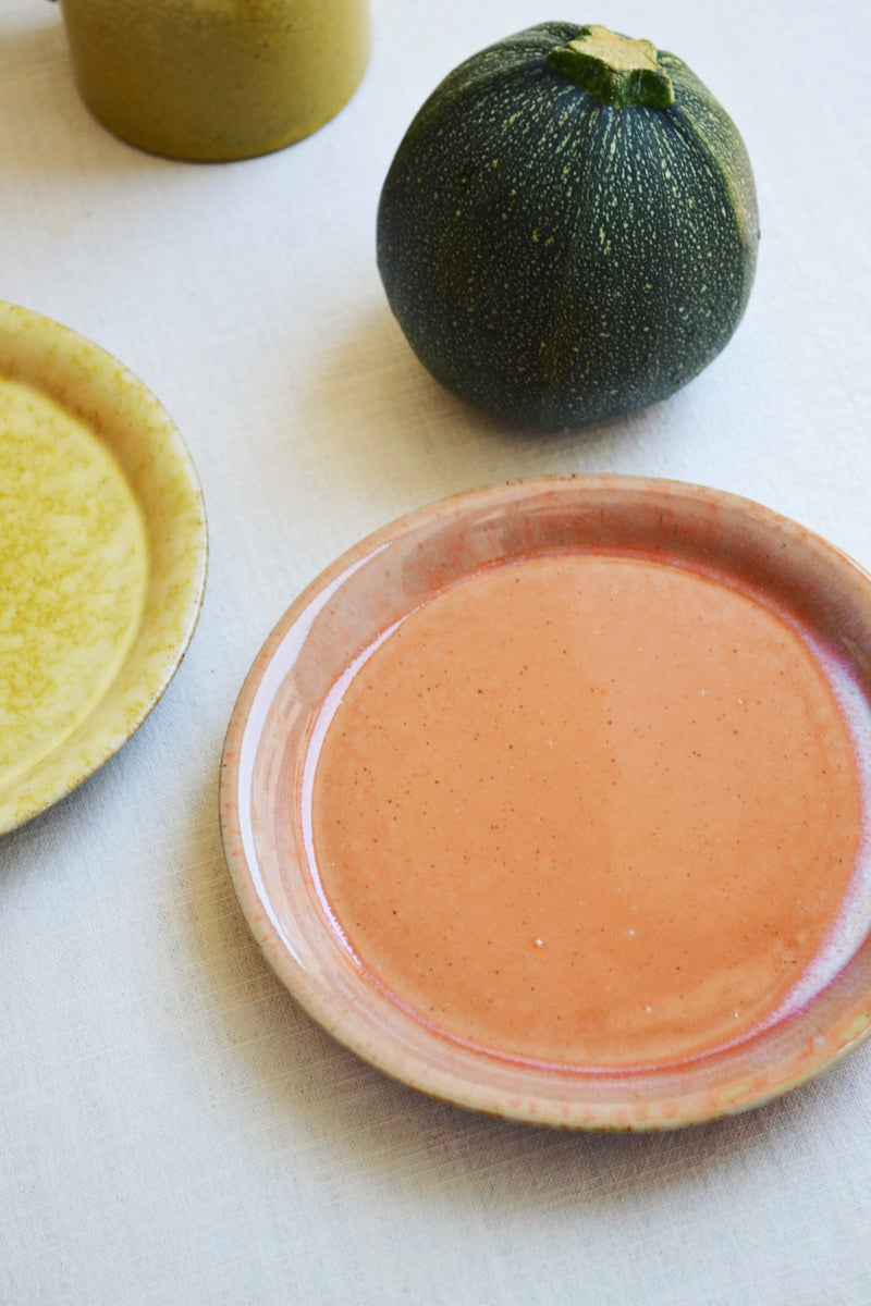 Sunset Stoneware Cake Plate - Two Colours Available