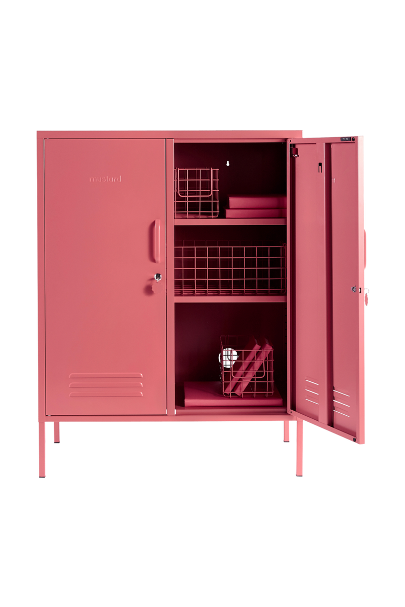 Mustard Made | The Midi Metal Locker in Berry