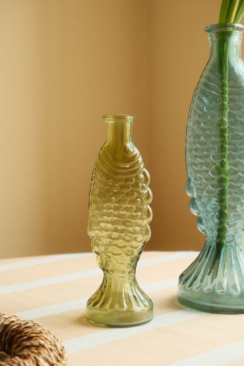 Glass Fish Vase - Two Styles Available