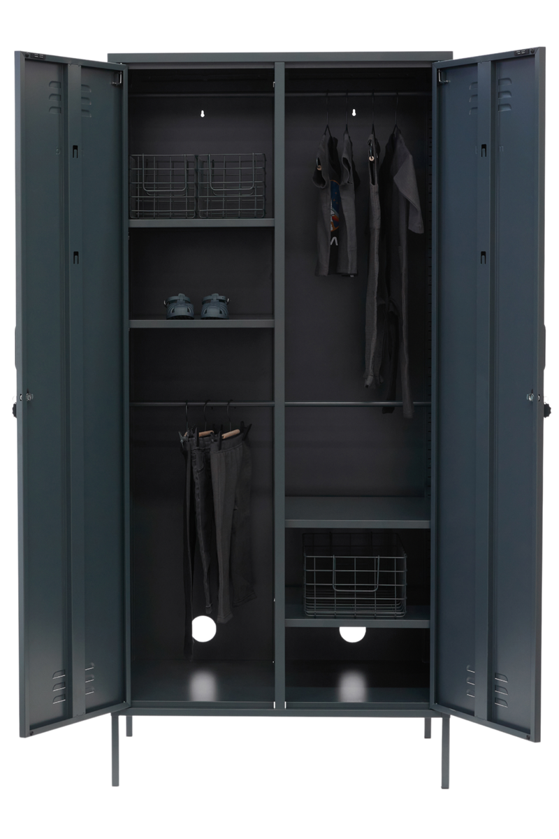 Mustard Made | The Twinny Metal Locker in Slate
