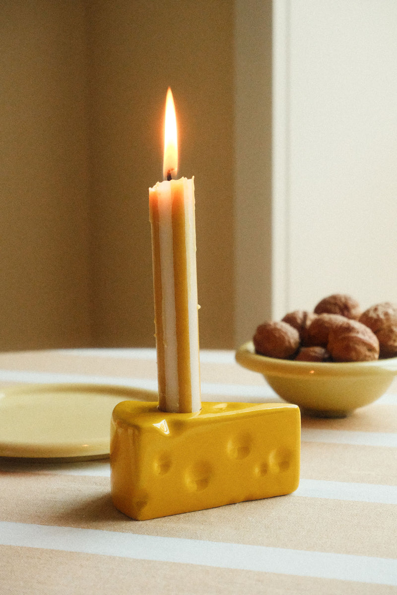 Cheese Candle Holder