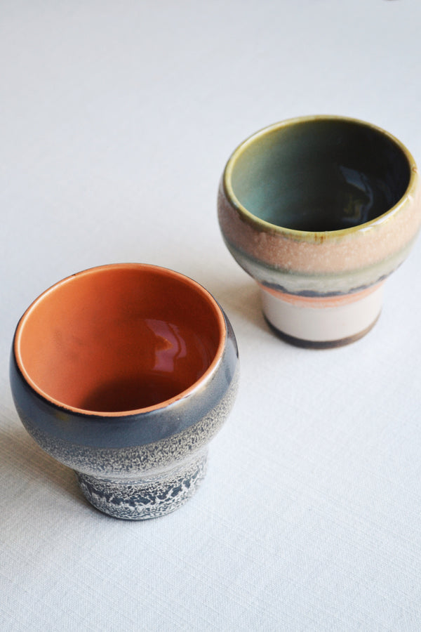 HKLIVING ® | Set of Two Lungo Coffee Mugs - Basalt