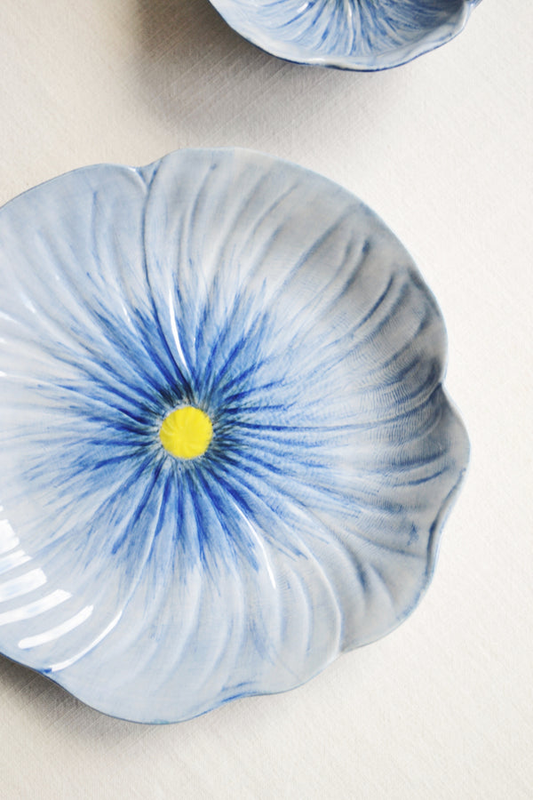 Poppy Plate - Blue