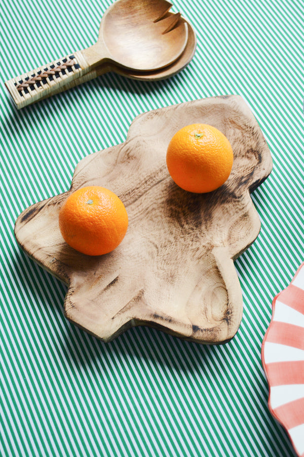 Wooden Christmas Tree Tray