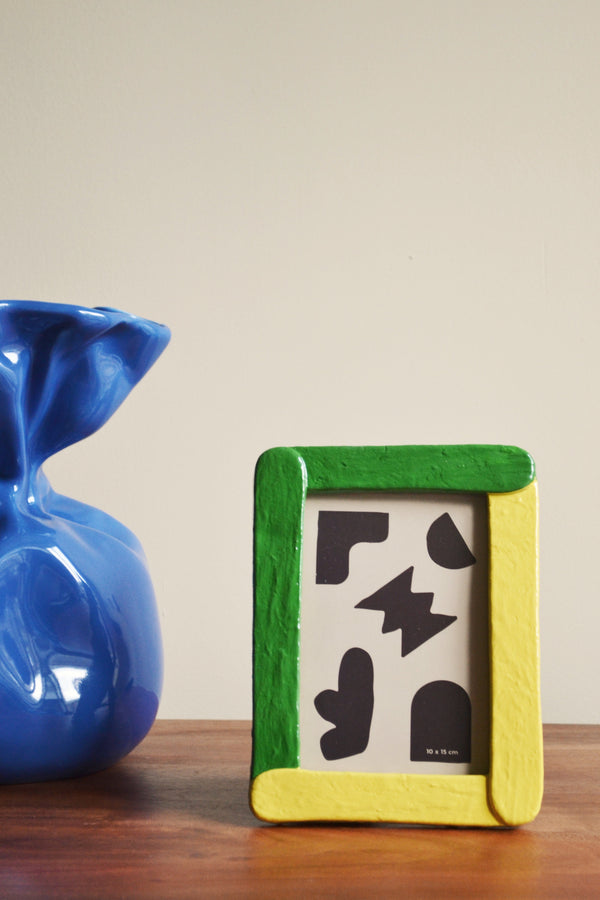 Green and Yellow Duo Photo Frame