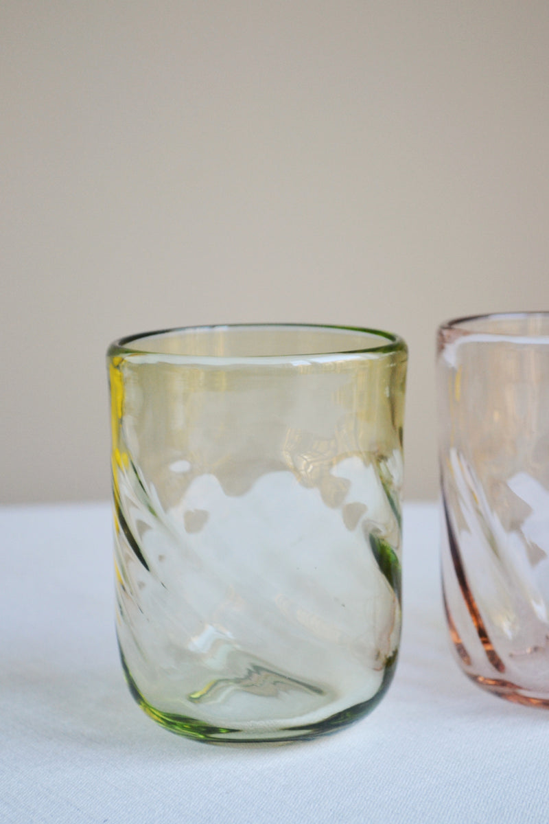 Ripple Drinking Glass - Four Colours Available
