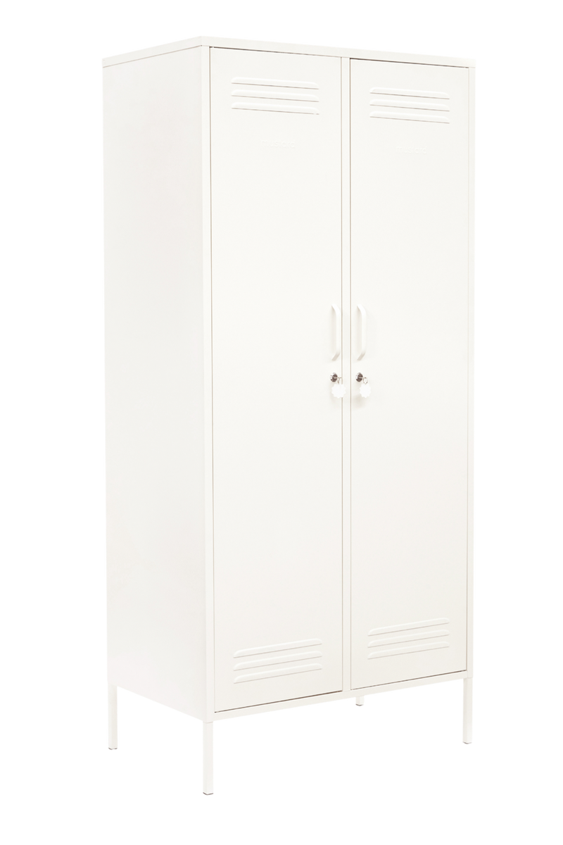 Mustard Made | The Twinny Metal Locker in Chalk