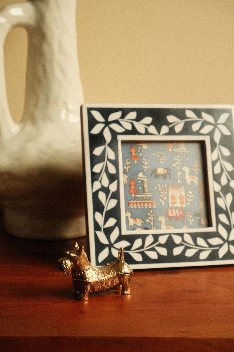 Small Gold Terrier Trinket Box