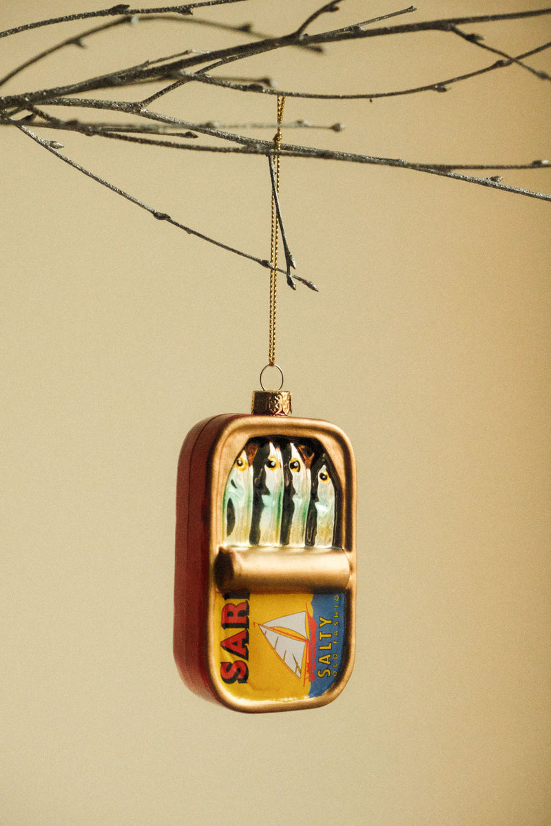 Sardines Can Glass Decoration,