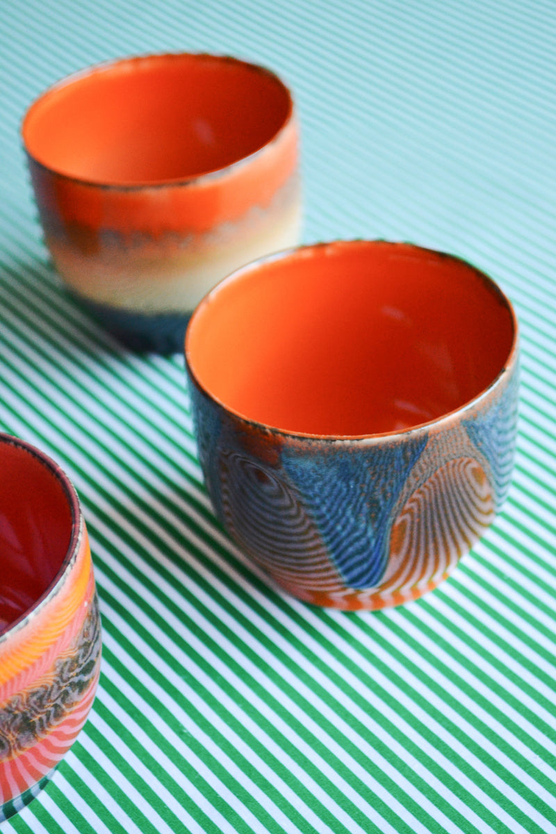 HKLIVING ® | Set of Four Café Cups - Java