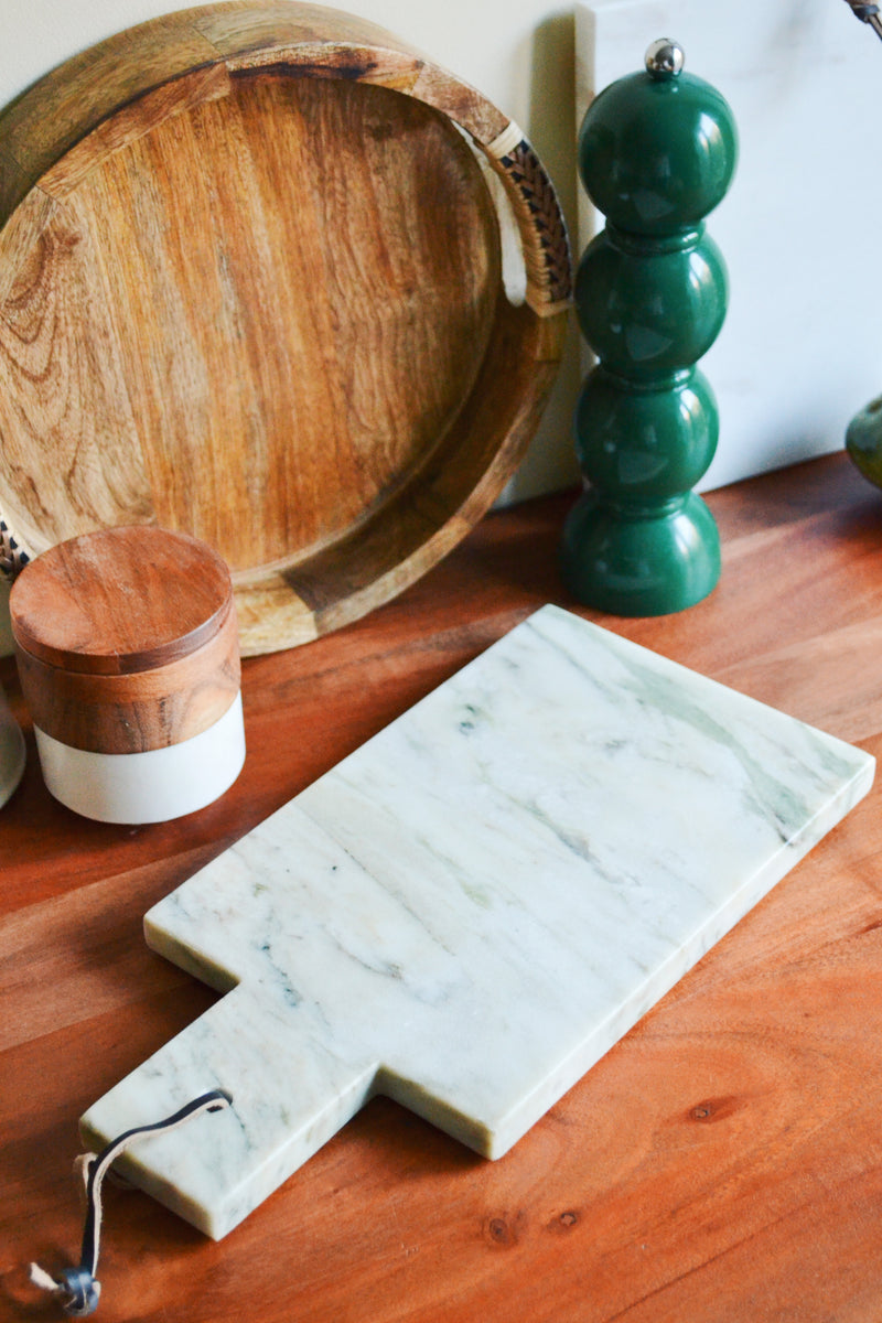 Marble Chopping Board - Light Green
