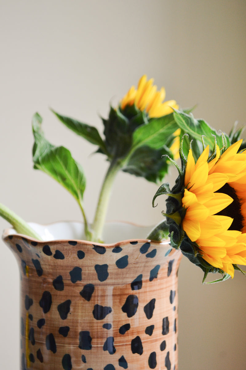Leopard Vase